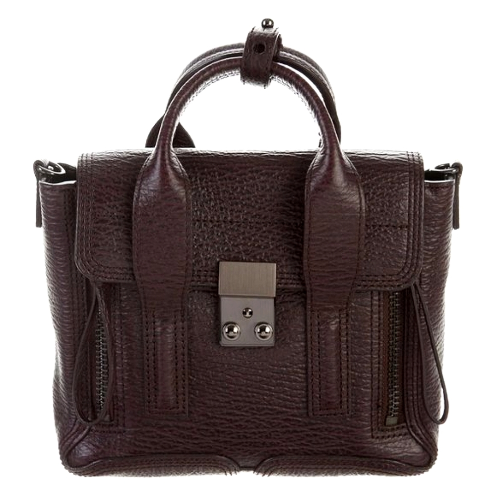 3.1 Phillip Lim Mini Pashli Eggplant Bag